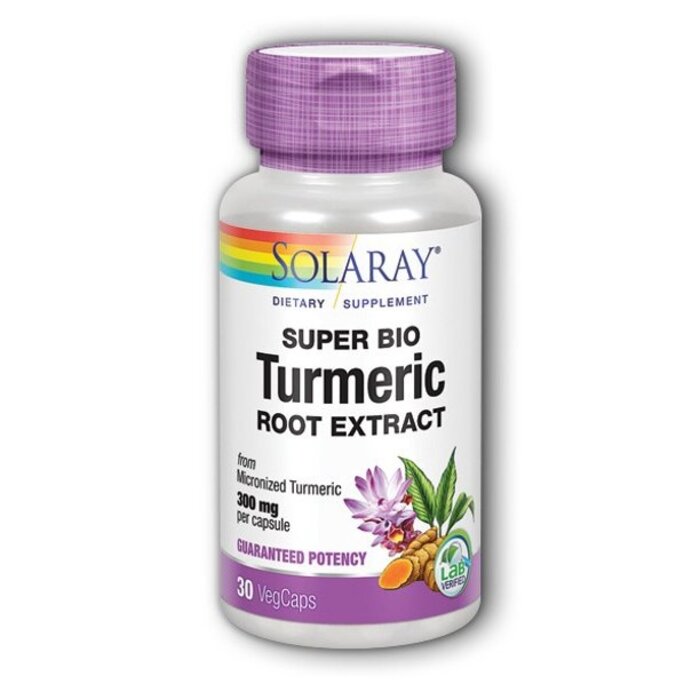Solaray Super Bio Turmeric 300mg 30VegCaps