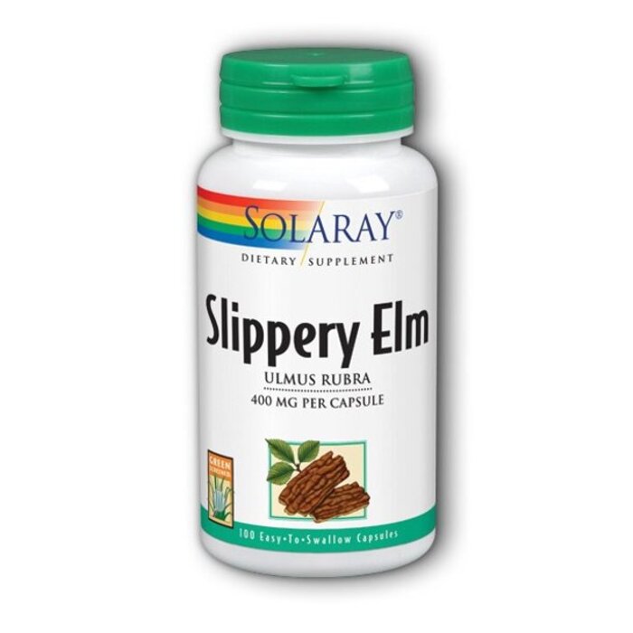 Solaray Slippery Elm Bark 400mg 100VegCaps