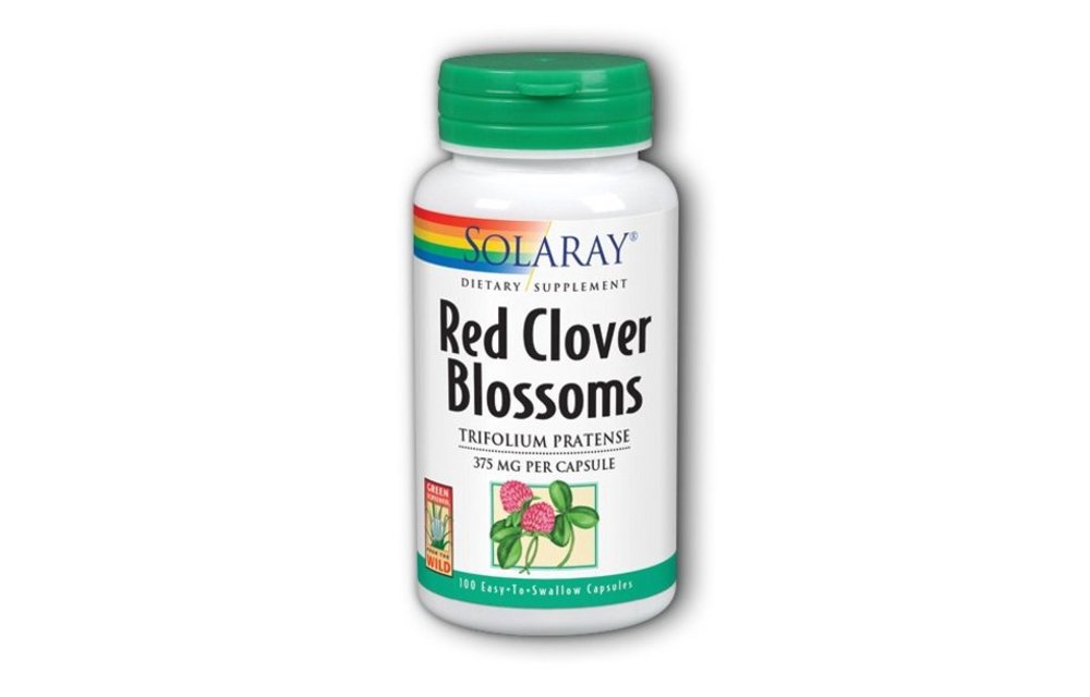 Red Clover Blossoms 375 mg 100 Capsules