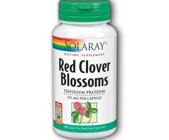 Solaray Red Clover Blossoms 375 mg  100 Capsules