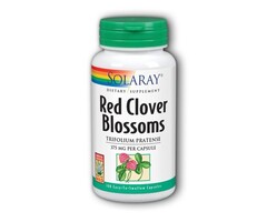 Solaray Red Clover Blossoms 375 mg  100 Capsules