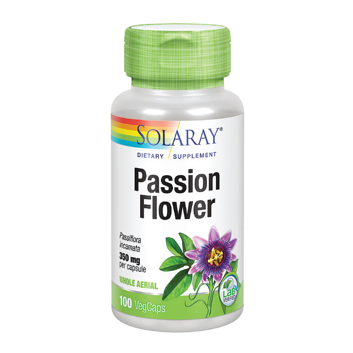 Solaray Passion Flower Aerial Extract 350mg 100VegCaps