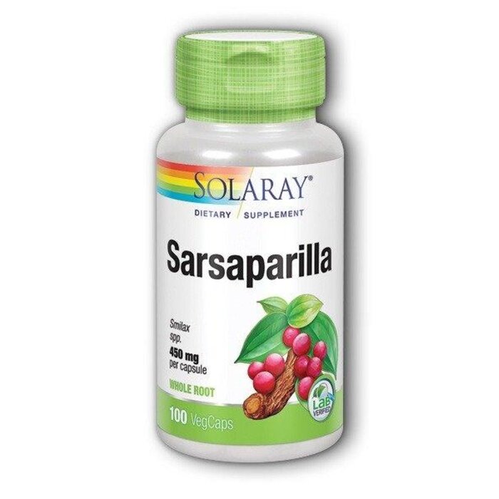 Solaray Sarsparilla Root 450mg 100VegCap