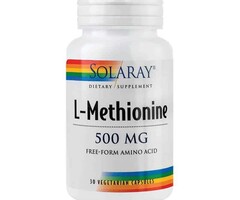 Solaray L-Methionine 500mg 30VegCaps