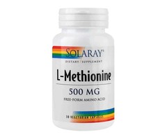 Solaray L-Methionine 500mg 30VegCaps