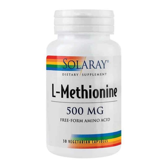 Solaray L-Methionine 500mg 30VegCaps