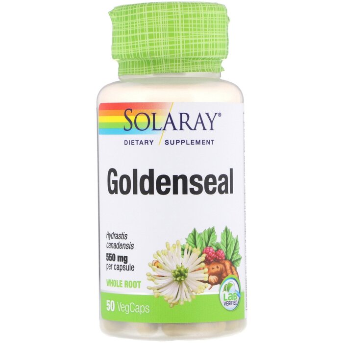 Solaray Goldenseal Root 550mg 50Veg Caps
