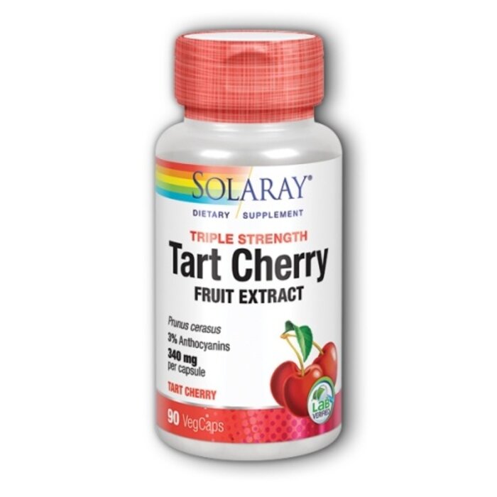 Solaray Triple Strength Tart Cherry 340mg 90VegCaps