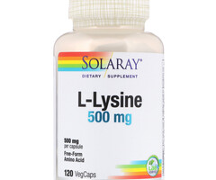 Solaray L-Lysine 500mg 120VegCaps