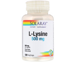 Solaray L-Lysine 500mg 120VegCaps