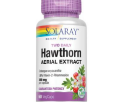 Solaray Hawthorn Two Daily Supplement 300mg 60VegCaps