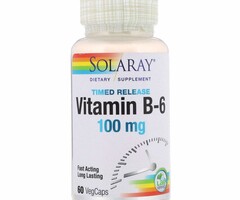 Solaray Vitamin B-6 100mg60VegCaps