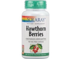 Solaray Hawthorn Berries 525mg 100Capsule