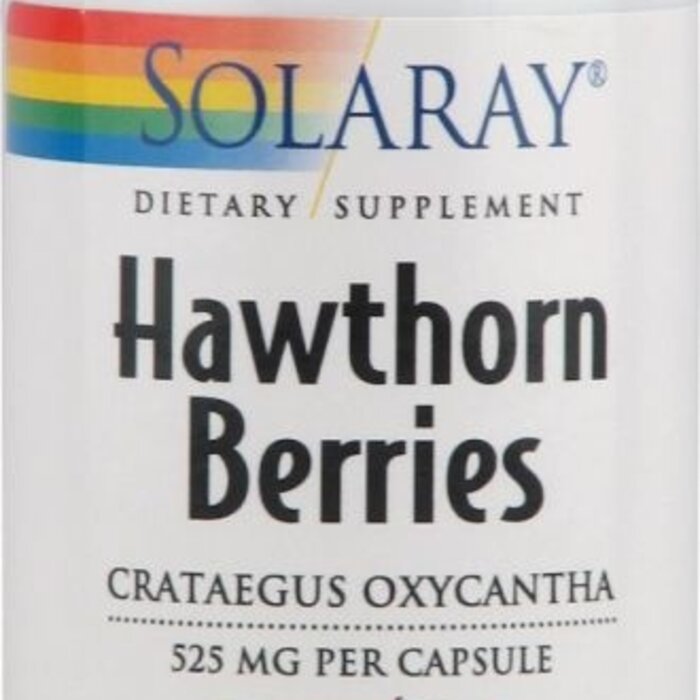 Solaray Hawthorn Berries 525mg 100Capsule