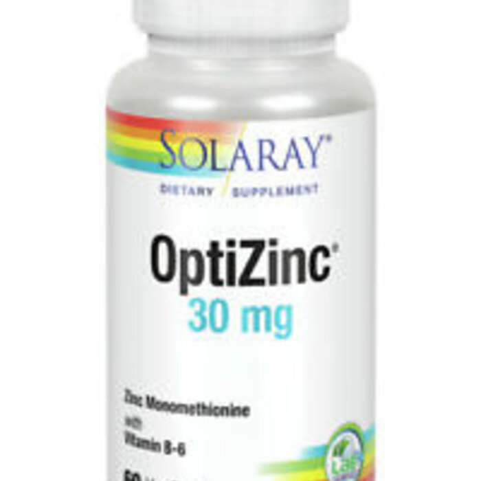 Solaray Optizinc Supplement 30 mg 60 Count