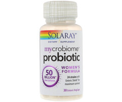 Solaray Mycrobiome Probiotic Women's Formula 50 Billion 30 Enteric VegCaps