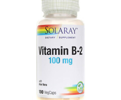 Solaray Vitamin B-2 100mg 100VegCaps