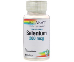 Solaray Selenium Yeast-Free 200 mcg 90VegCaps