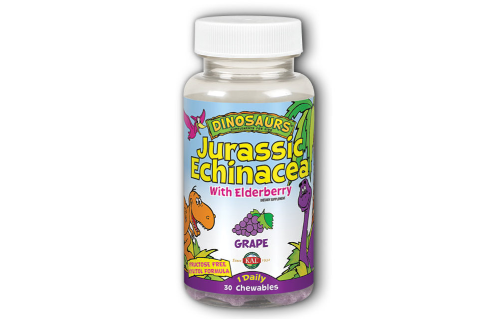 Jurassic Elderberry Echinacea with Elderberry - Grape- 30Ct