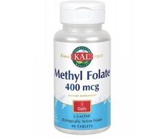 KAL Ultra Methyl Folate 800mcg 90tabs