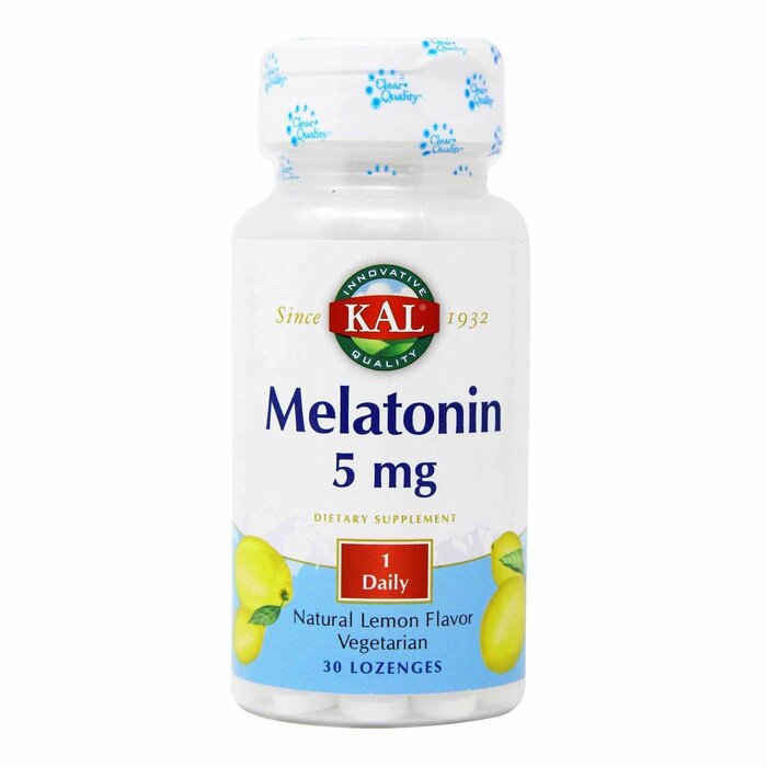 KAL Melatonin 5mg- Lemon -30 Lozenges