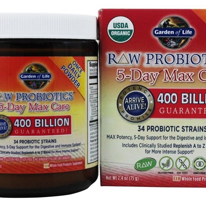 Garden of Life Raw Probiotics 5-Day Max Care
