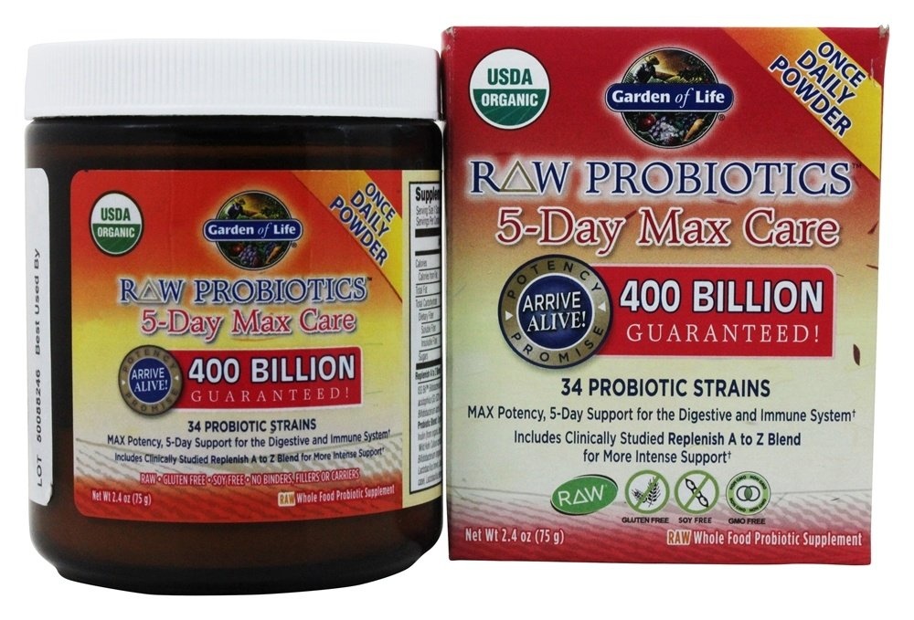 Garden of Life Raw Probiotics 5-Day Max Care