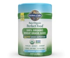 Garden of Life Perfect Food 100% Organic Wheat Grass 60 Serving