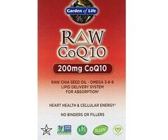 Garden of Life Vitamin Code Raw Coq10 60 Vegan Capsules