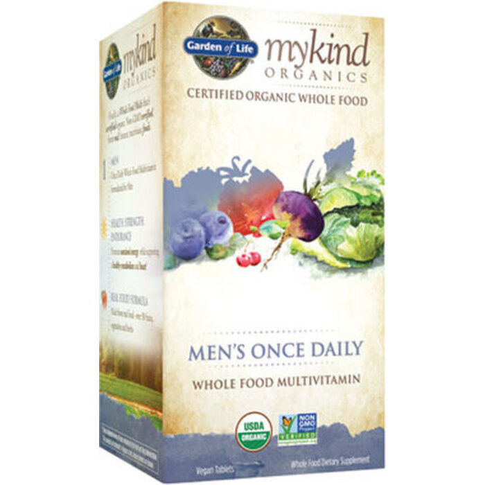 Garden of Life Mykind Men's Once Daily 30 Vegan Tablets