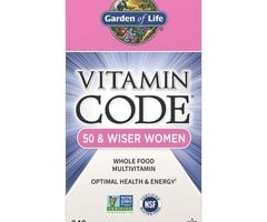 Garden of Life Vitamin Code 50 & Wiser Women 240VegCaps
