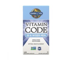 Garden of Life Vitamin Code 50 & Wiser Men 120VegCaps