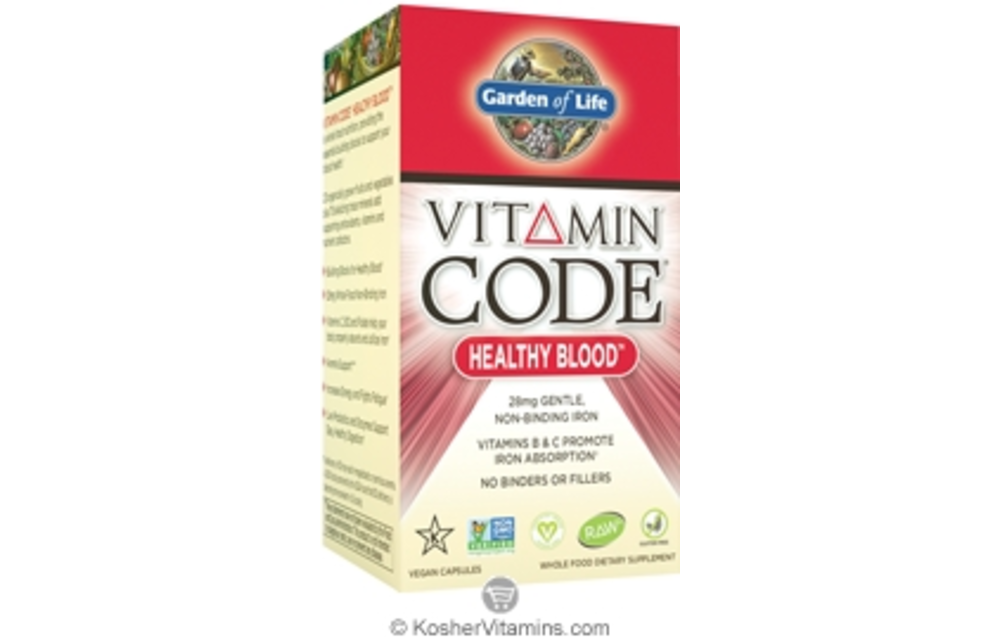 Vitamin Code Healthy Blood 60 Vegan Capsules