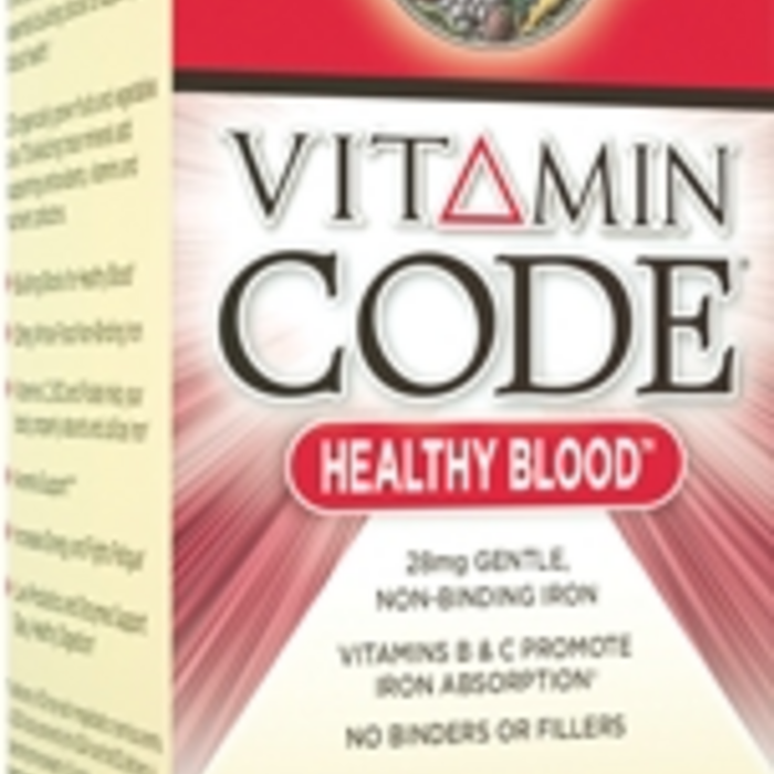 Garden of Life Vitamin Code Healthy Blood 60 Vegan Capsules