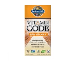 Garden of Life Vitamin Code Raw Vitamin C 120 Vegan Capsules