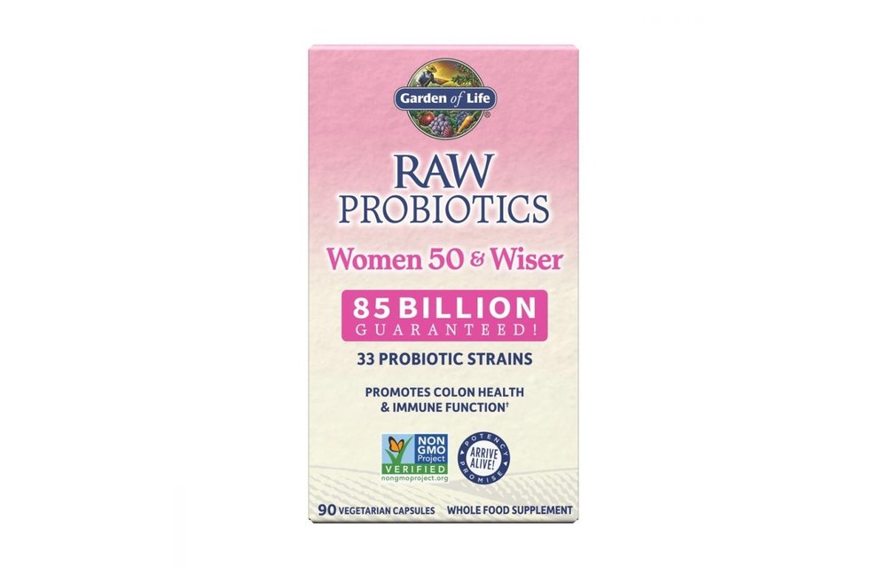 Raw Probiotics Women 50 & Wiser 90 VegCaps