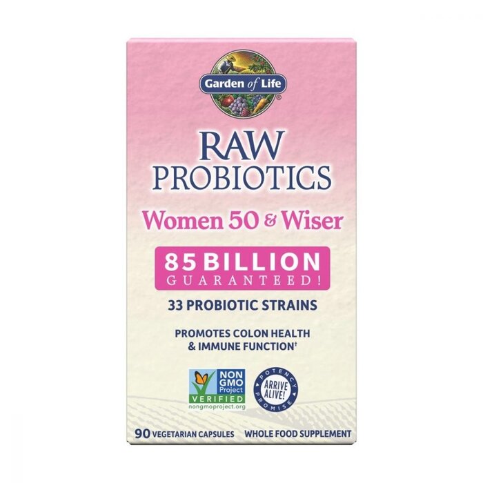 Garden of Life Raw Probiotics Women 50 & Wiser 90 VegCaps