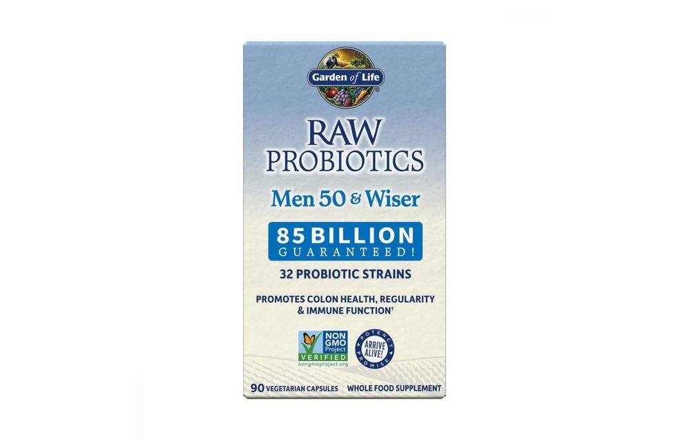 Raw Probiotics Men 50 & Wiser 90VegCaps