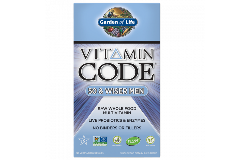 Vitamin Code 50 & Wiser Men 240VegCaps