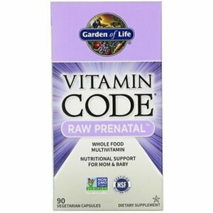 Garden of Life Vitamin Code Prenatal 90VegCaps