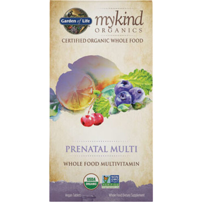 Garden of Life Mykind Prenatal Multi 180 Tablets