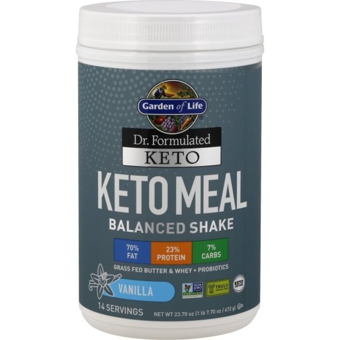 Garden of Life Dr. Formulated Keto Meal Vanilla 14 Servings