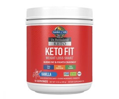 Garden of Life Dr. Formulated -  Keto Fit - Vanilla 10 Servings