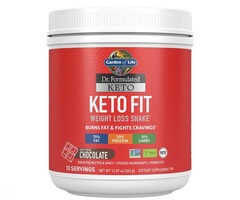 Garden of Life Dr. Formulated - Keto Fit - Chocolate 10 Servings