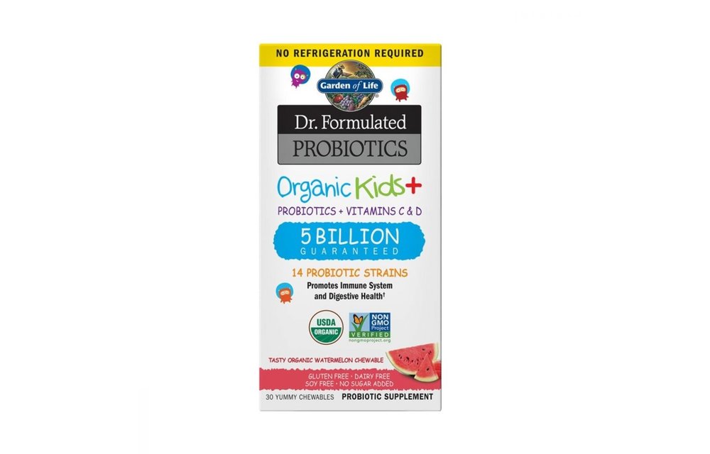 Dr. Formulated Organic Kids+ Shelf Stable Probiotic - Watermelon 30 chewables