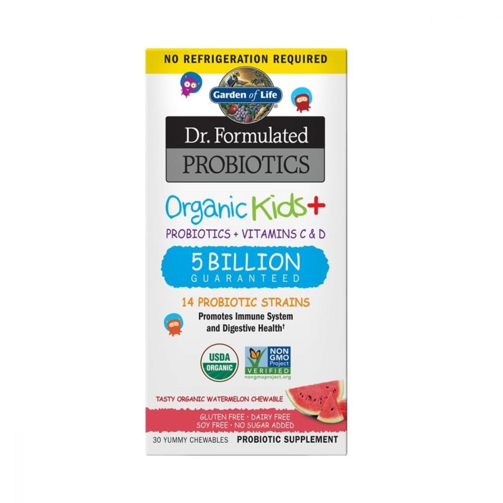 Garden of Life Dr Formulated Probiotics Organic Kids+ Watermelon 30 Chewables