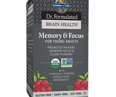 Garden of Life Dr. Formulated Memory & Focus Young Adults 60VegCaps