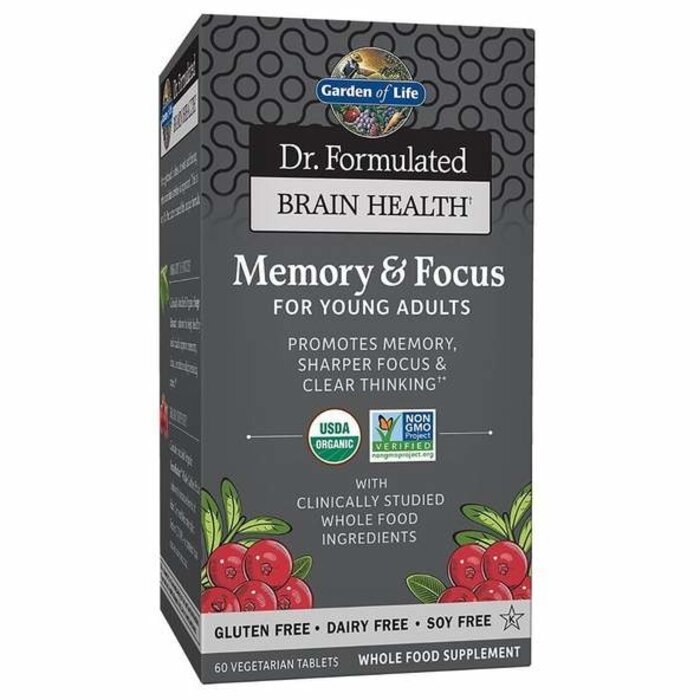 Garden of Life Dr. Formulated Memory & Focus Young Adults 60VegCaps
