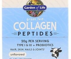 Garden of Life Grass Fed Collagen Peptides Unflavored 0.70 oz (20 g)