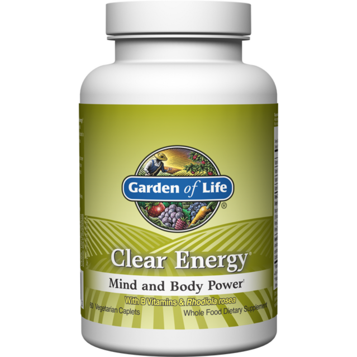 Garden of Life Clear Energy Mind and Body Power 60 Caplets
